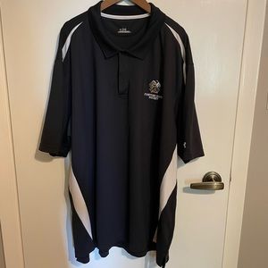 University of North Dakota (UND) black Under Armour polo - size xxl